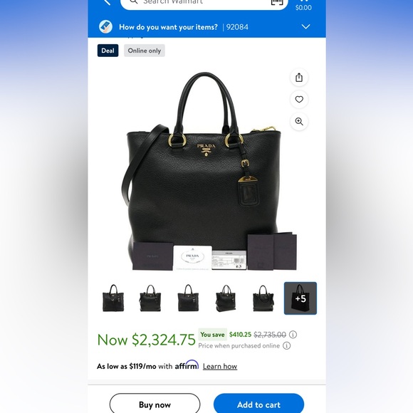 🔥SALE 🔥💎GUARANTEED AUTHENTIC PRADA Vitello Phenix Shopping Tote/MINT CONDITION 💎 - Picture 14 of 16